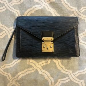 Louis Vuitton Epi Pochette Sellier Dragonne Clutch